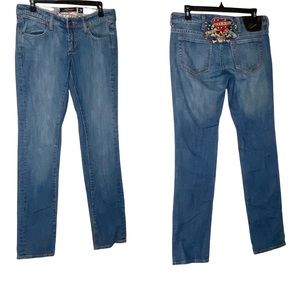 ED HARDY by Christian Audigier medium wash denim jean pants. Size 29